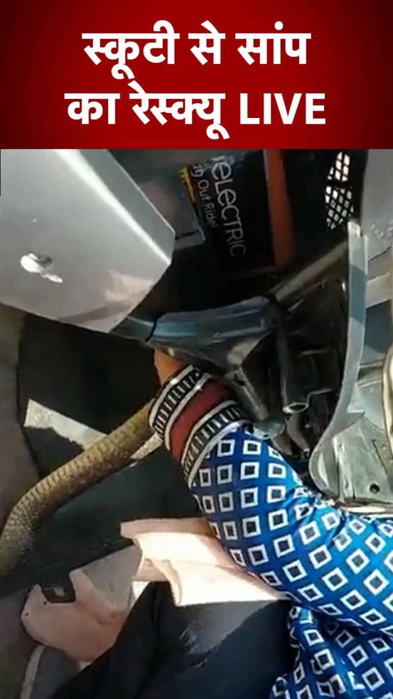 स्कूटी में फंसे सांप का आलिया मीर ने कैसे किया रेस्क्यू, देखें 