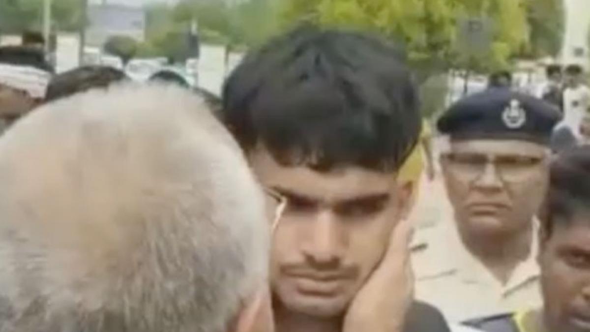 Youngster cried in front of megistrate video goes viral on social media MMT