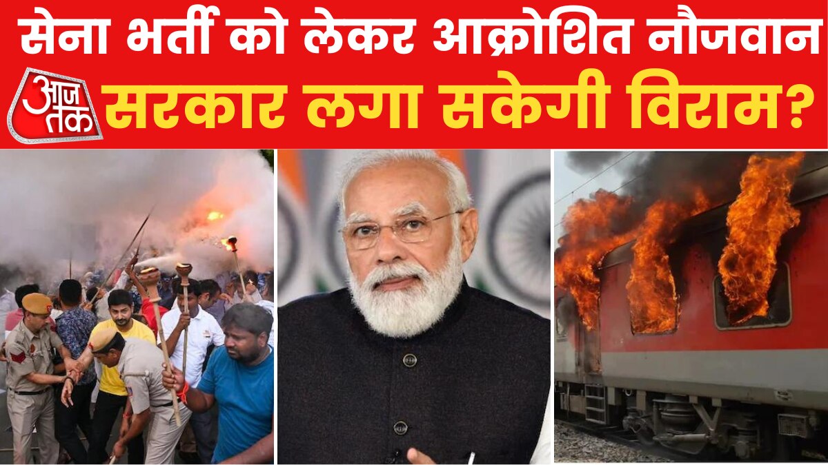 Protest Against Agnipath Scheme 