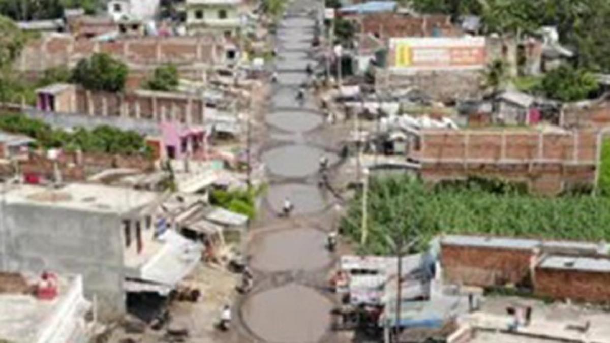 Viral Video of Bihar Road