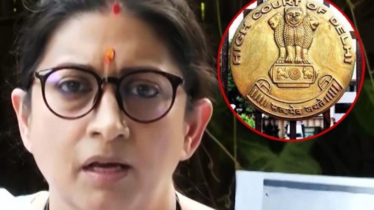 high court on smriti irani daughter