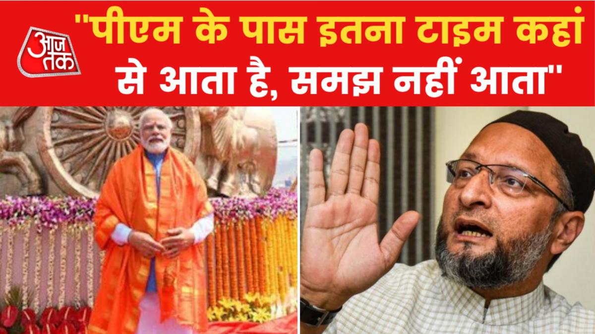 owaisi targets pm modi