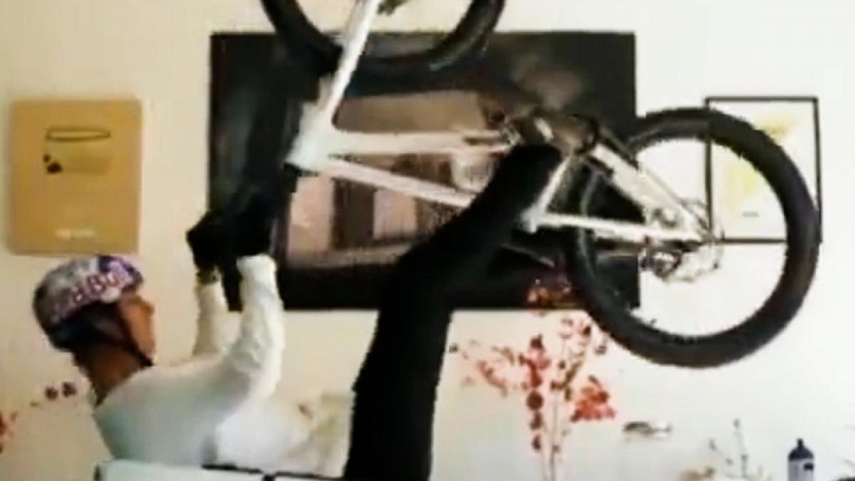 Cycle Stunt Viral Video