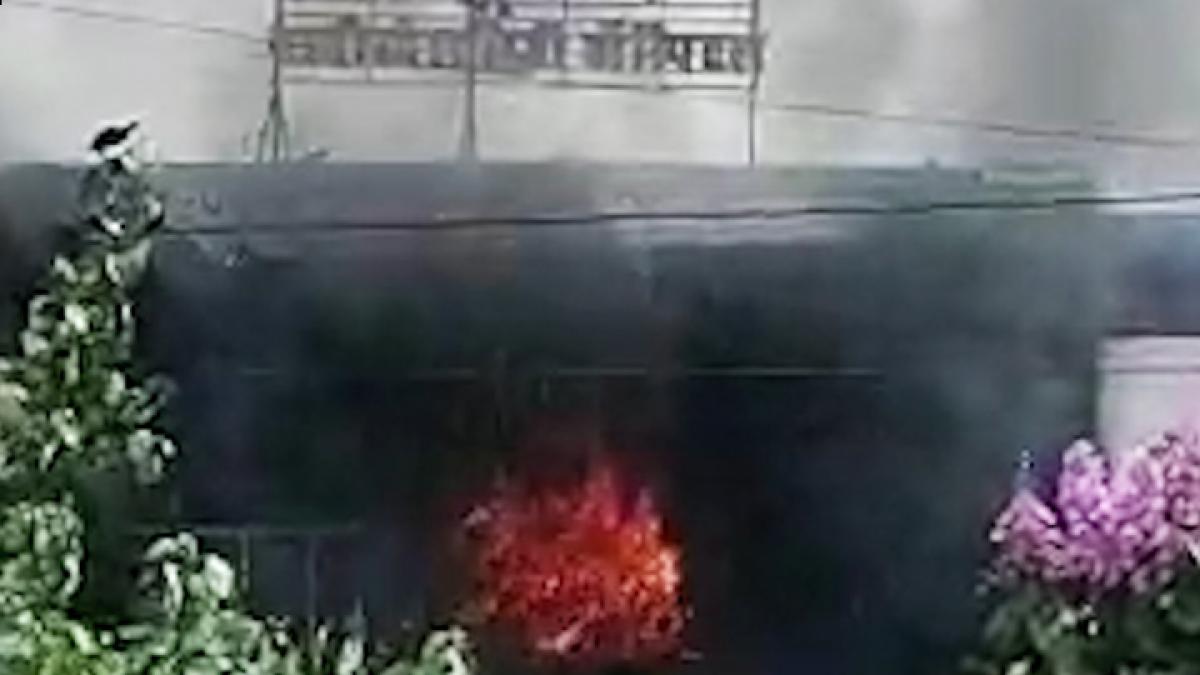 private hospital fire