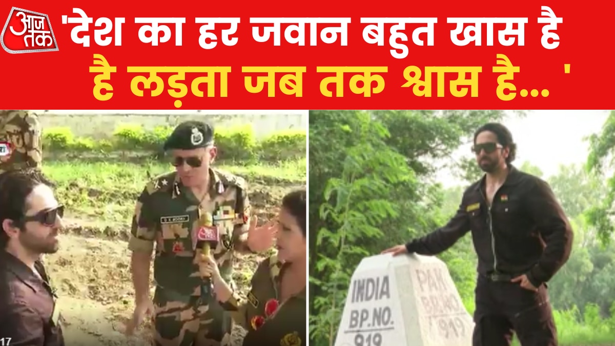Ayushmann Khurrana at India-Pak Border
