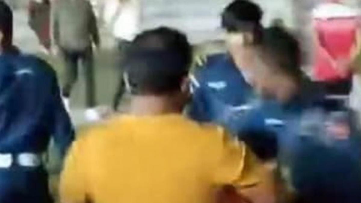ruckus over the election of society in noida Video of assault goes viral MMT