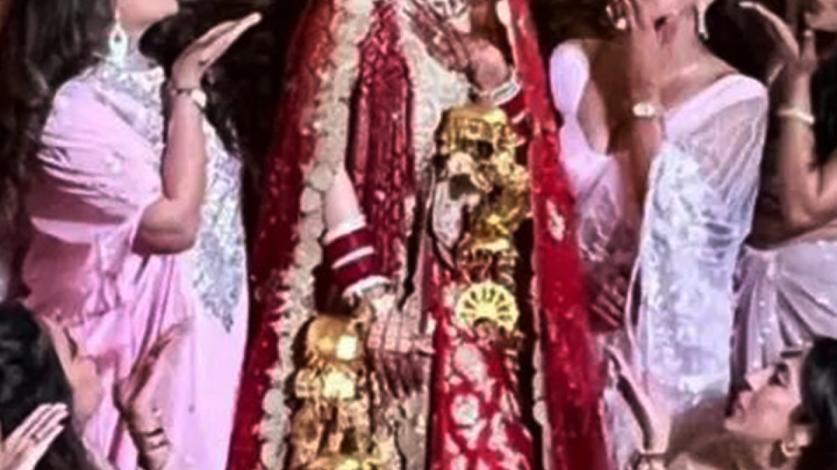 Hansika Motwani became bride wedding pictures goes viral on social media MMT