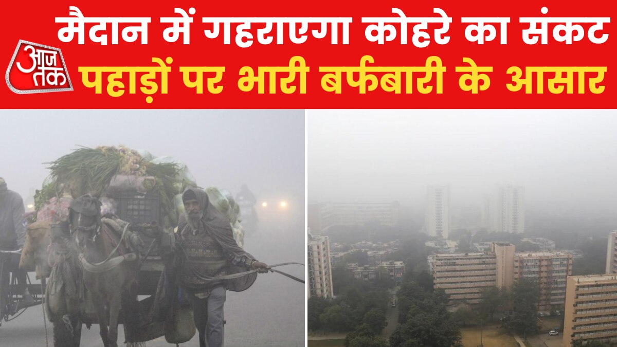 Weather Forecast: दिल्ली-NCR पर कोहरे का अटैक, मौसम विभाग ने जारी किया 48 घंटे का अलर्ट