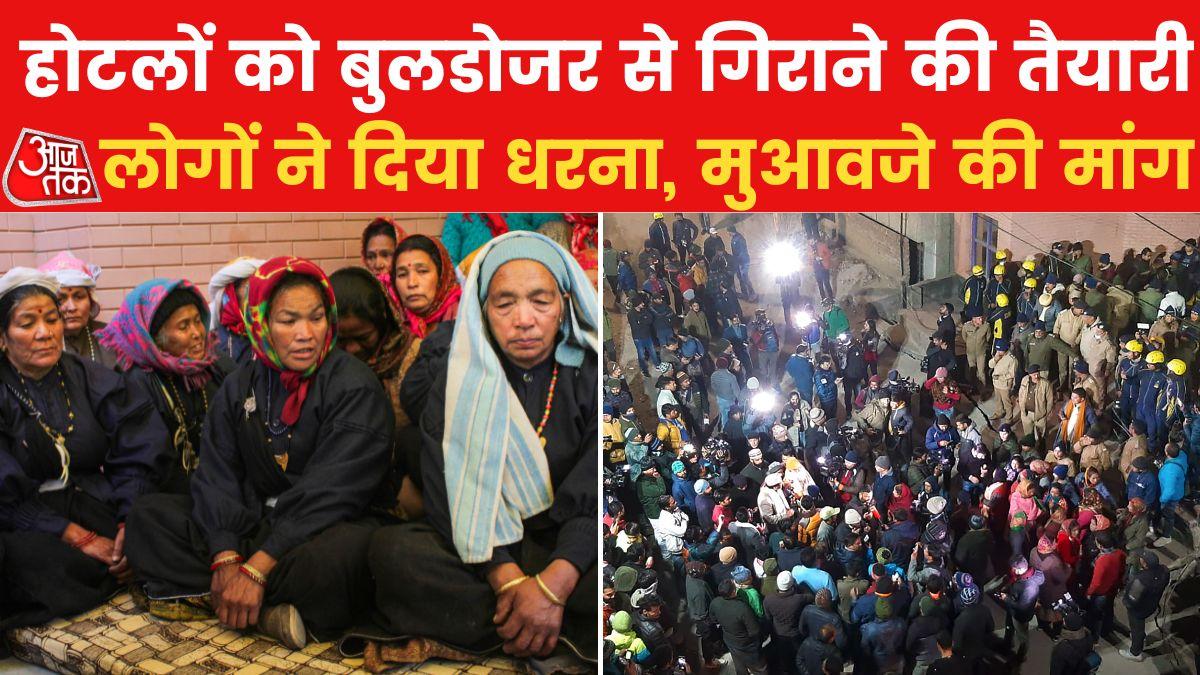 joshimath people against bulldozing hotels