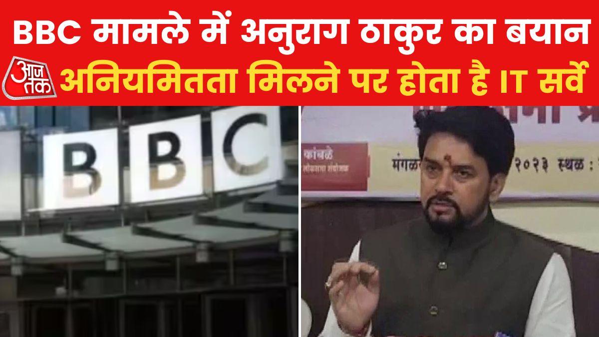 Anurag thakur on BBC IT raid