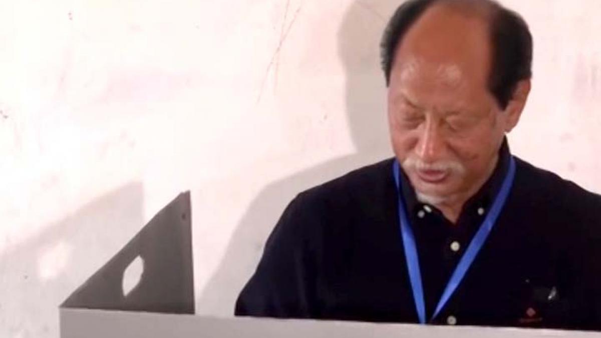 CM Neiphiu Rio Nagaland assembly election