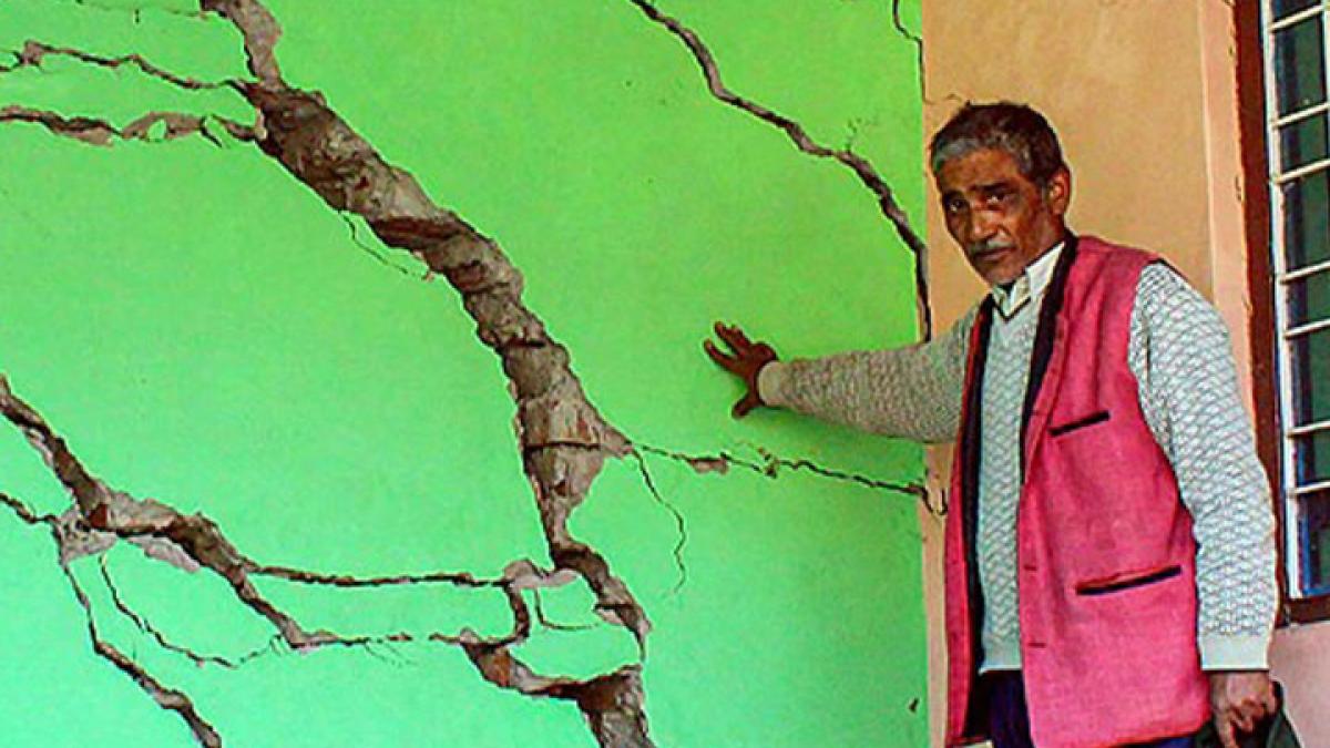 Karnprayag Rudraprayag cracks