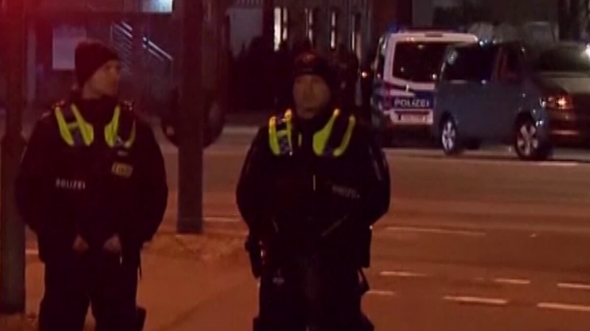 open fire in Germany