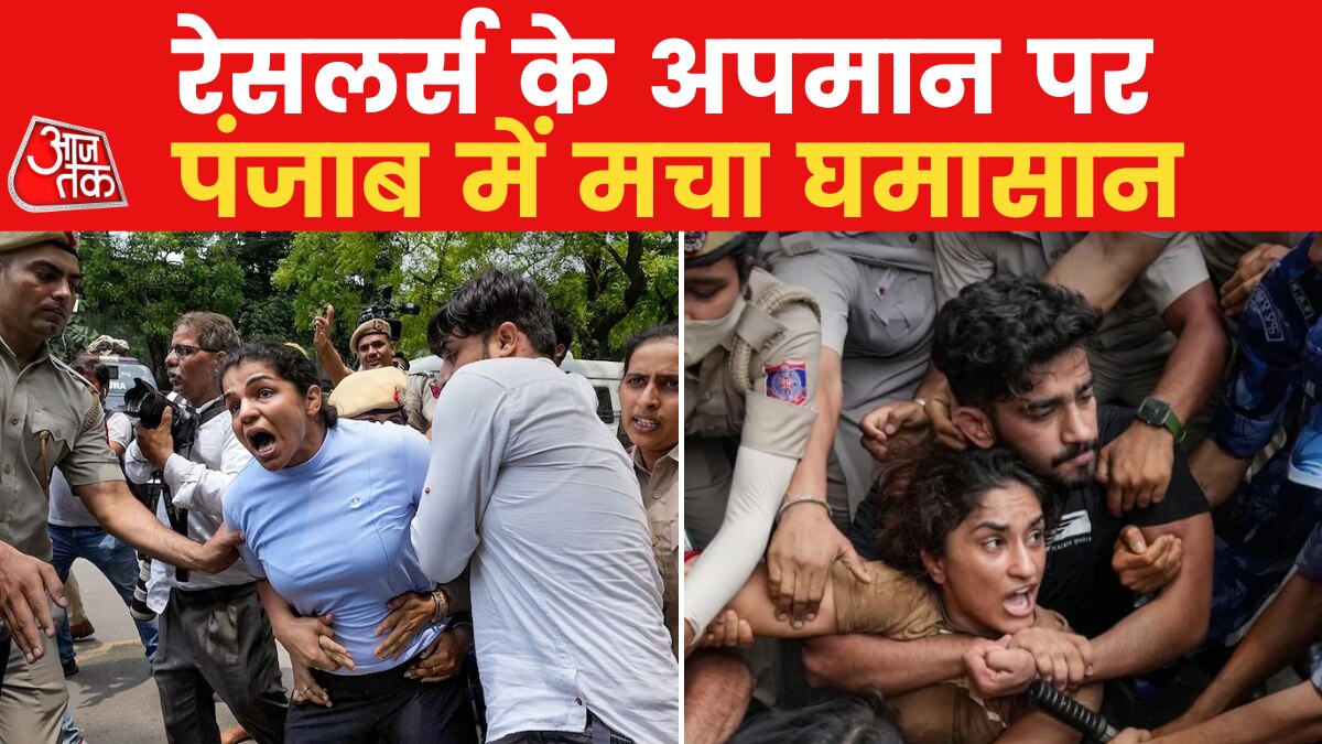 Wrestlers protest news