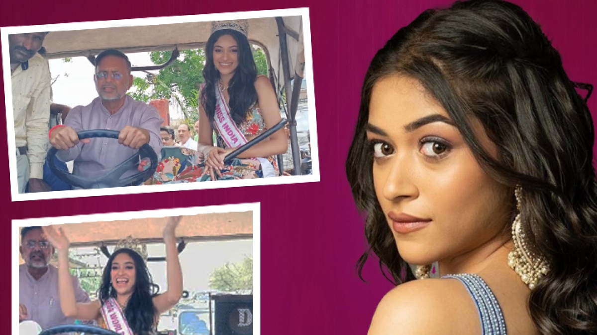 Miss India in Tractor