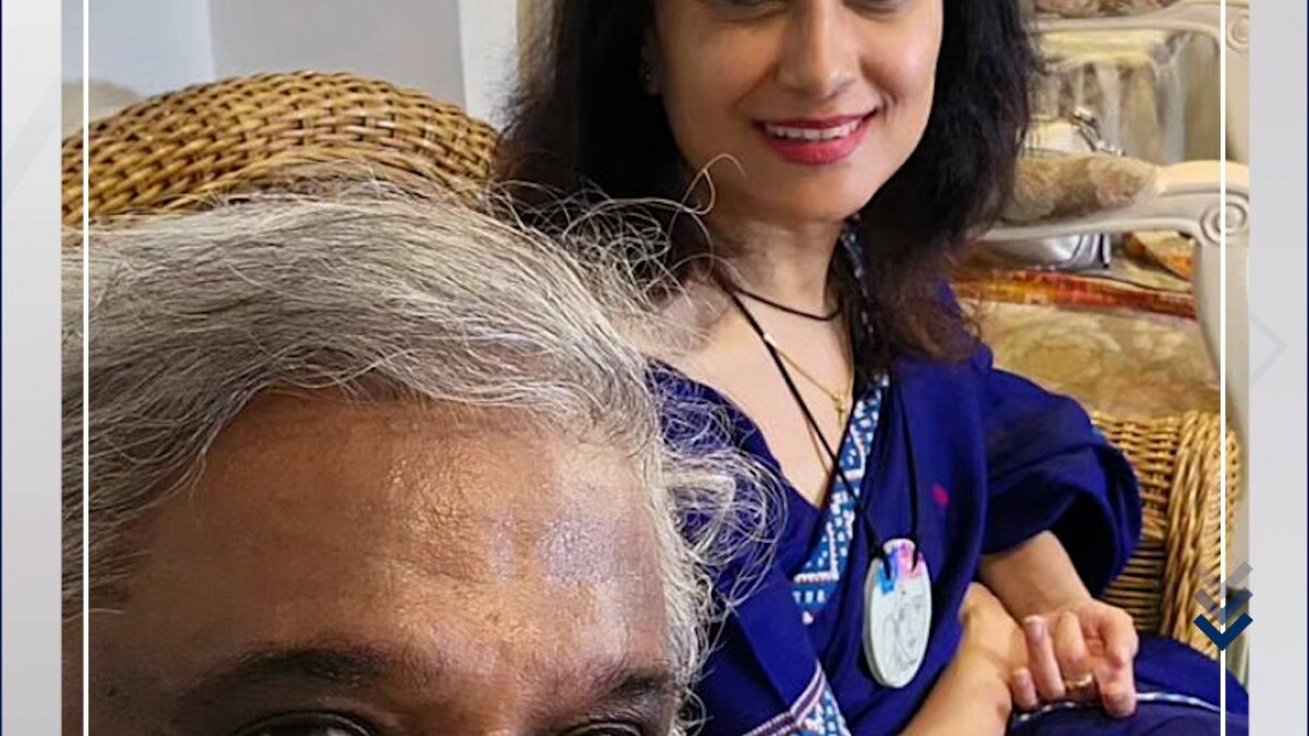 Ashish Vidyarthi with wife