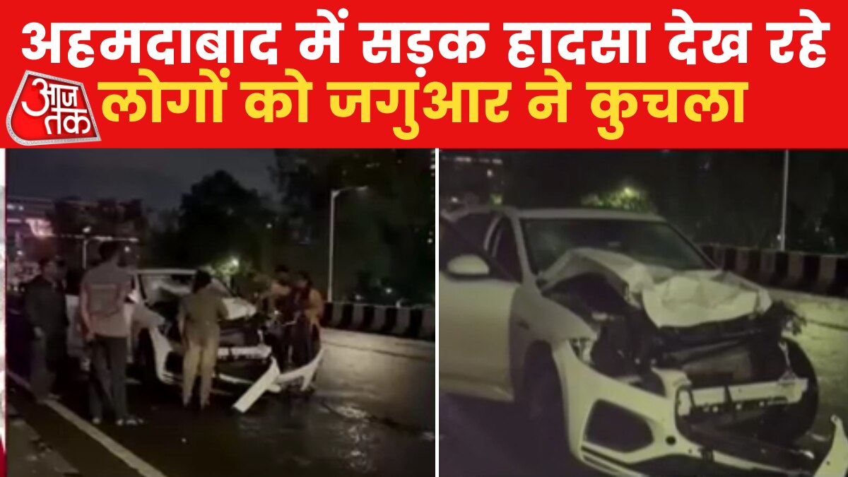 accident on Ahmedabad ISKCON