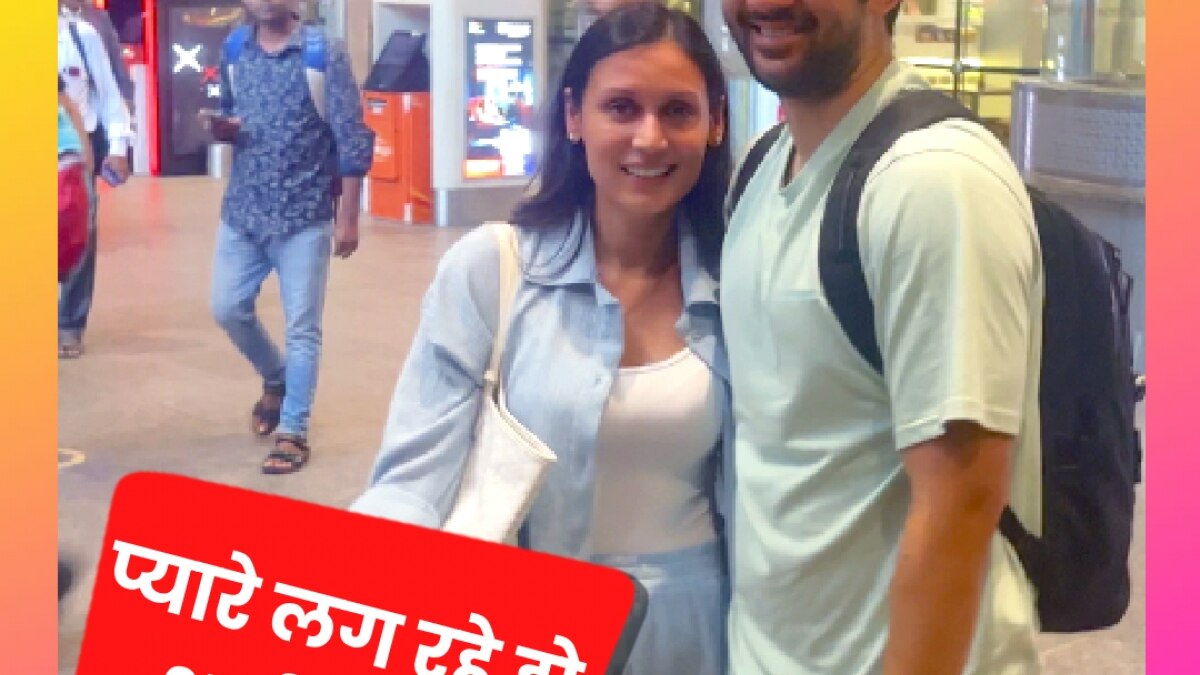 Karan Deol congratulated by paparazzi at Mumbai airport