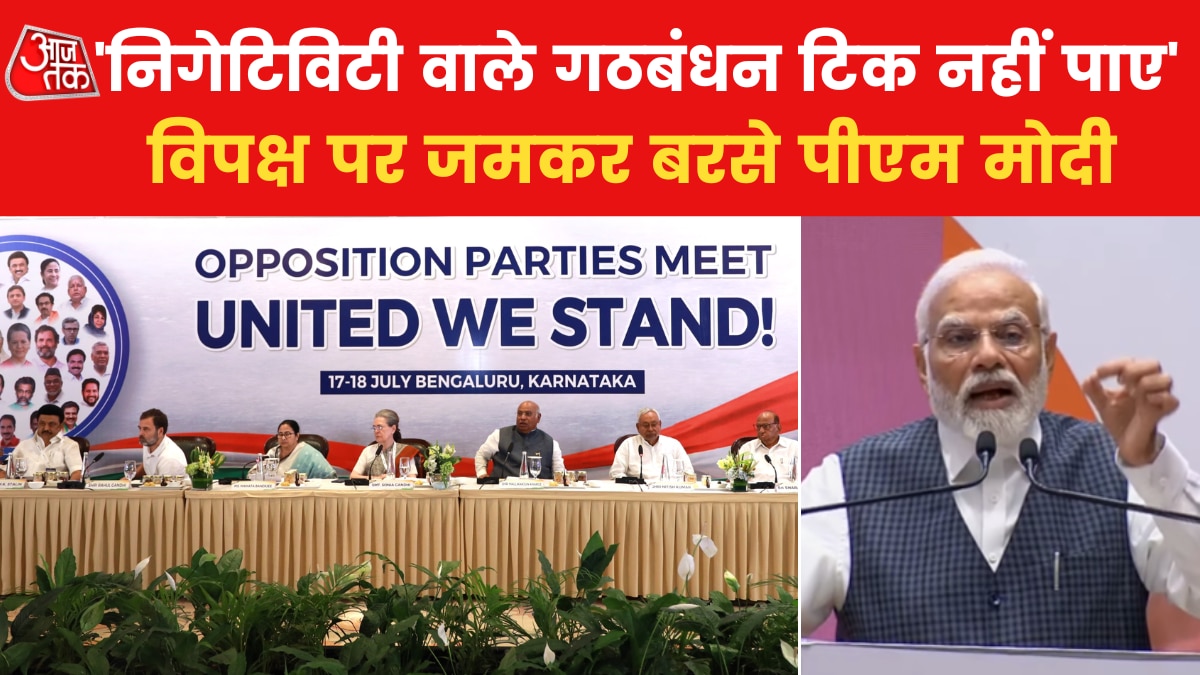 'स्वार्थ के लिए विपक्ष ने किया समझौता', विपक्षी दलों पर पीएम मोदी का निशाना