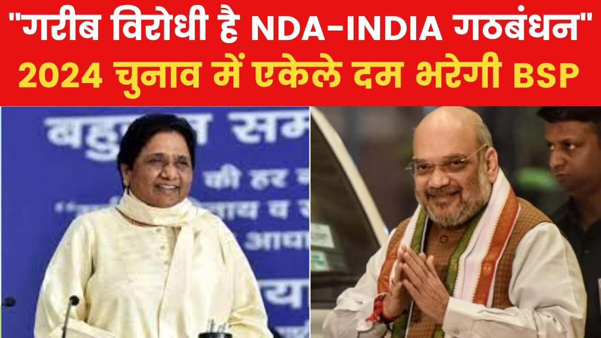 शतक आजतक: मायावती का बड़ा ऐलान, NDA-INDIA किसी के भी साथ गठबंधन नहीं