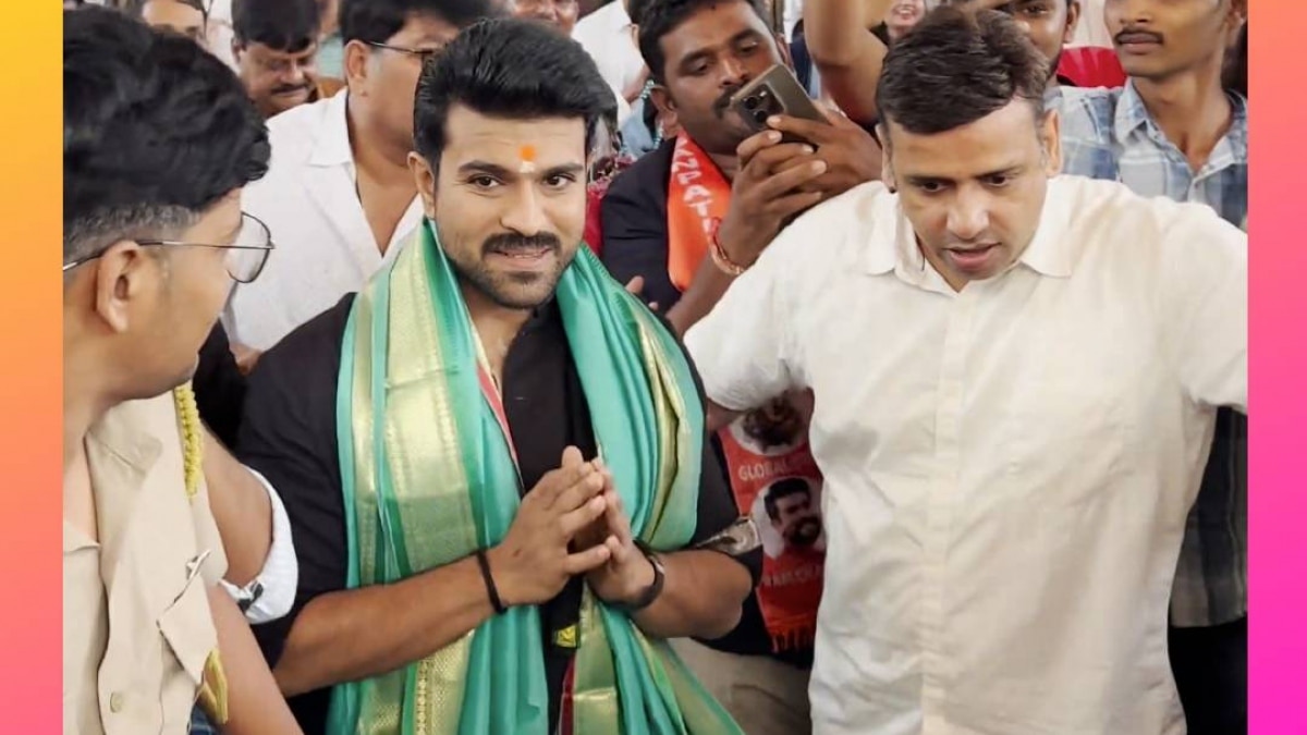  ram charan reaches mumbai to visit siddhi Vinayak temple