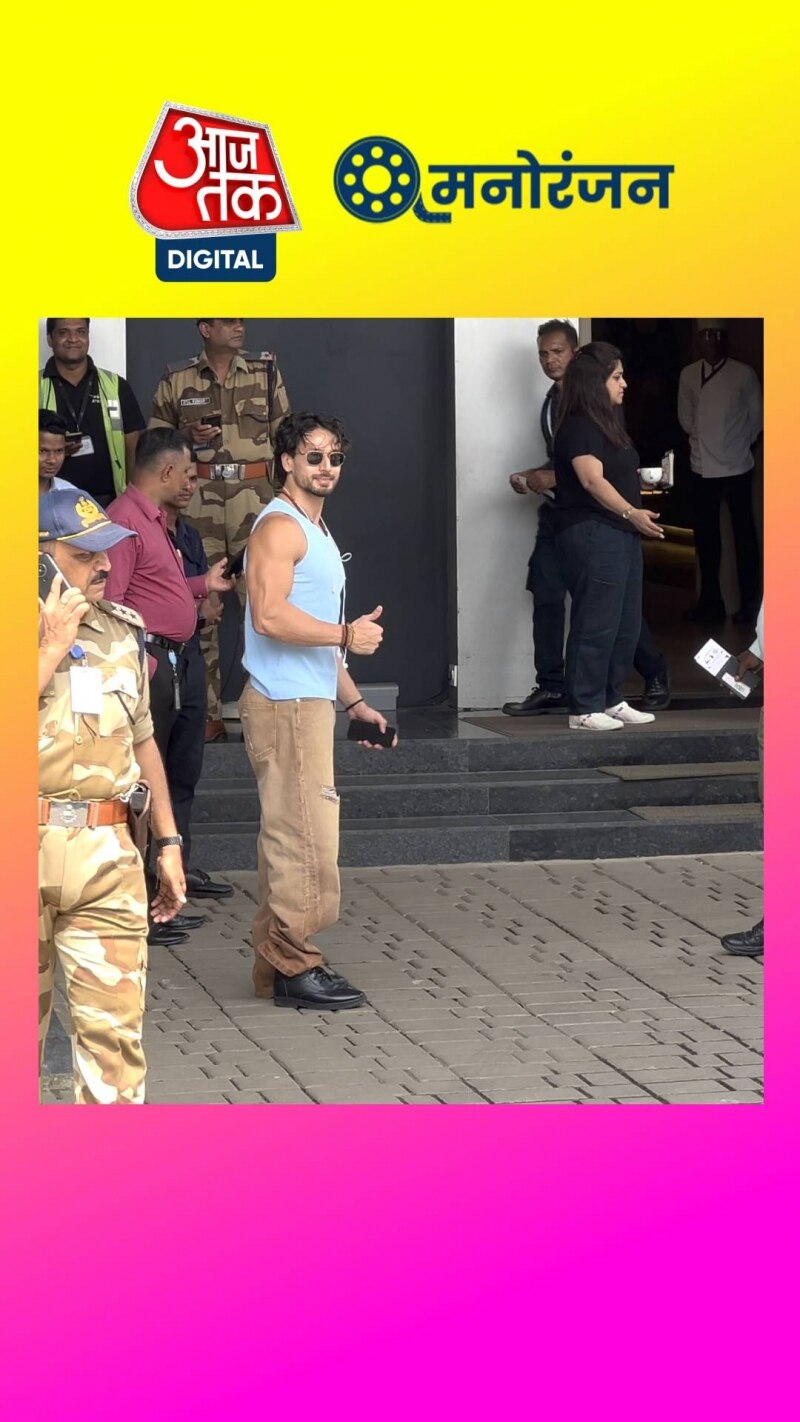 टाइगर ने फैंस संग खिंचवाई सेल्फी!