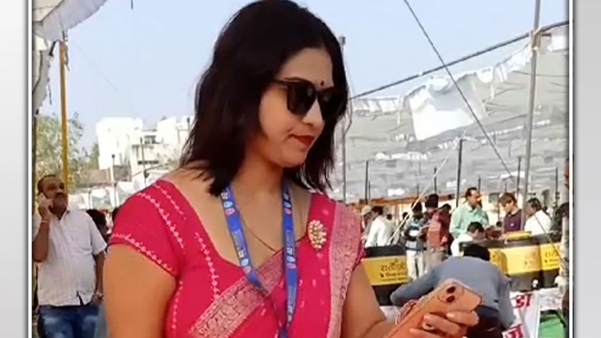 Polling officer Viraj Neema