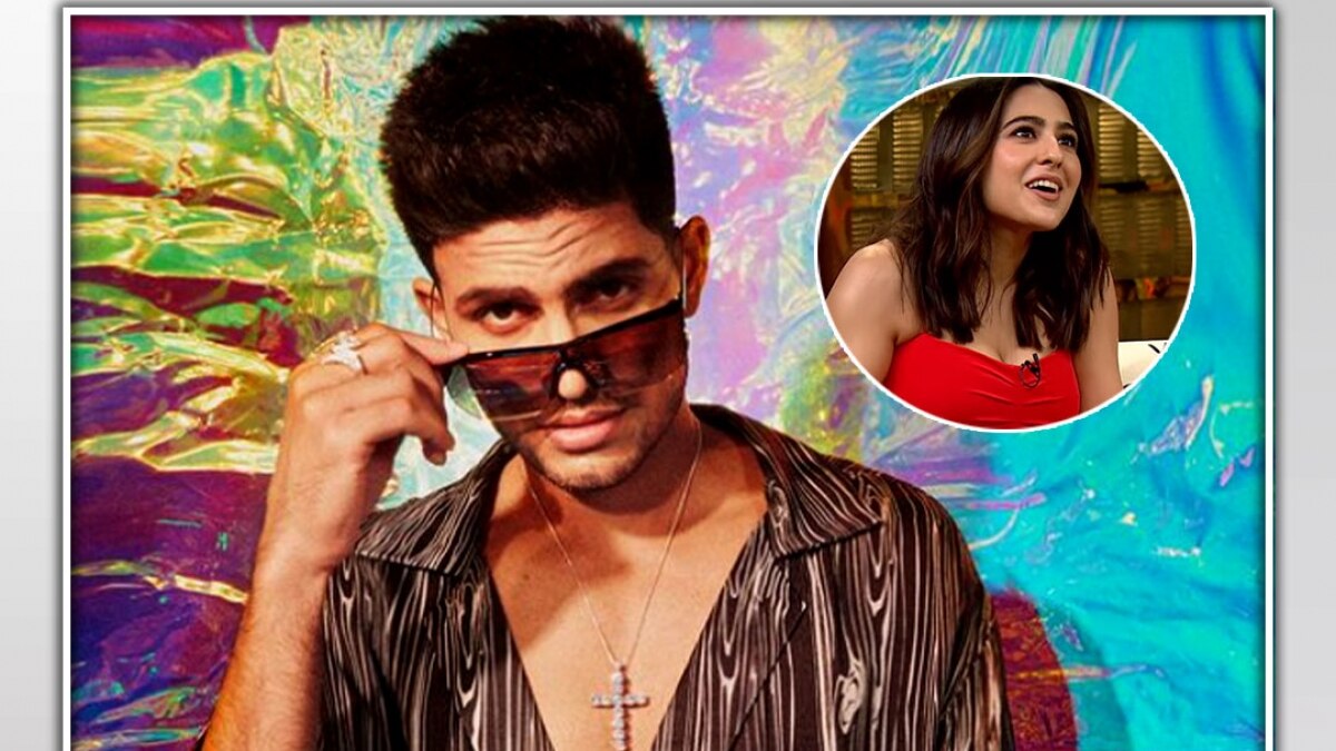 Sara ali on shubhamn gill