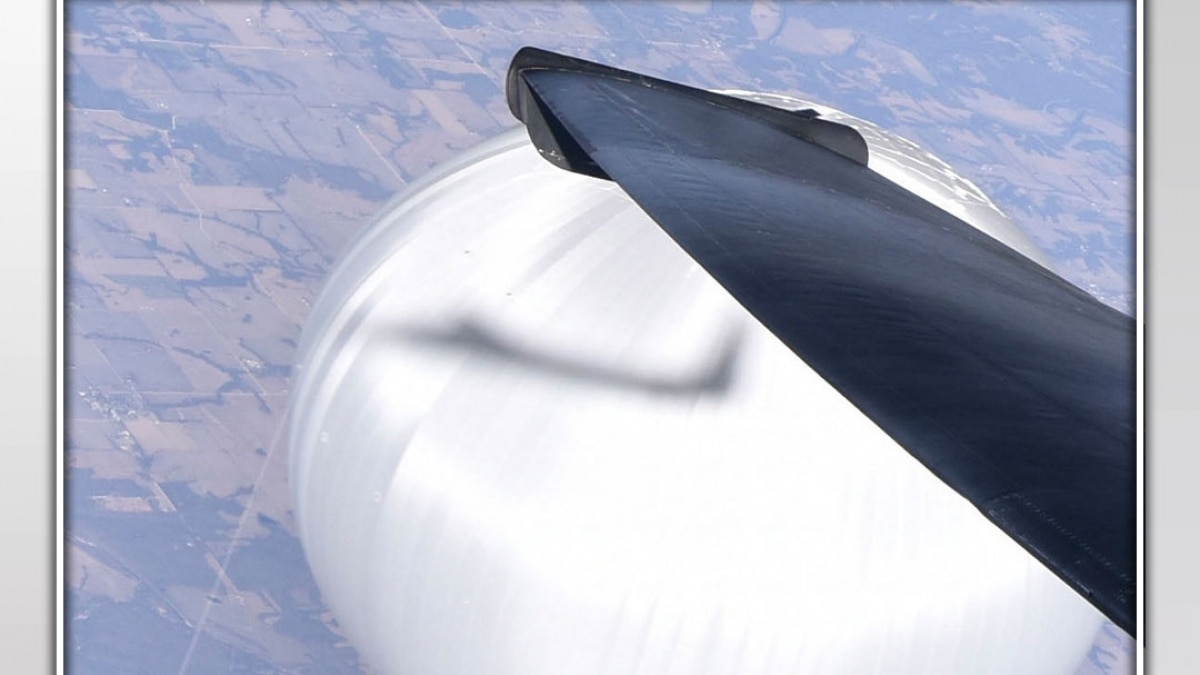 Spying balloon of china