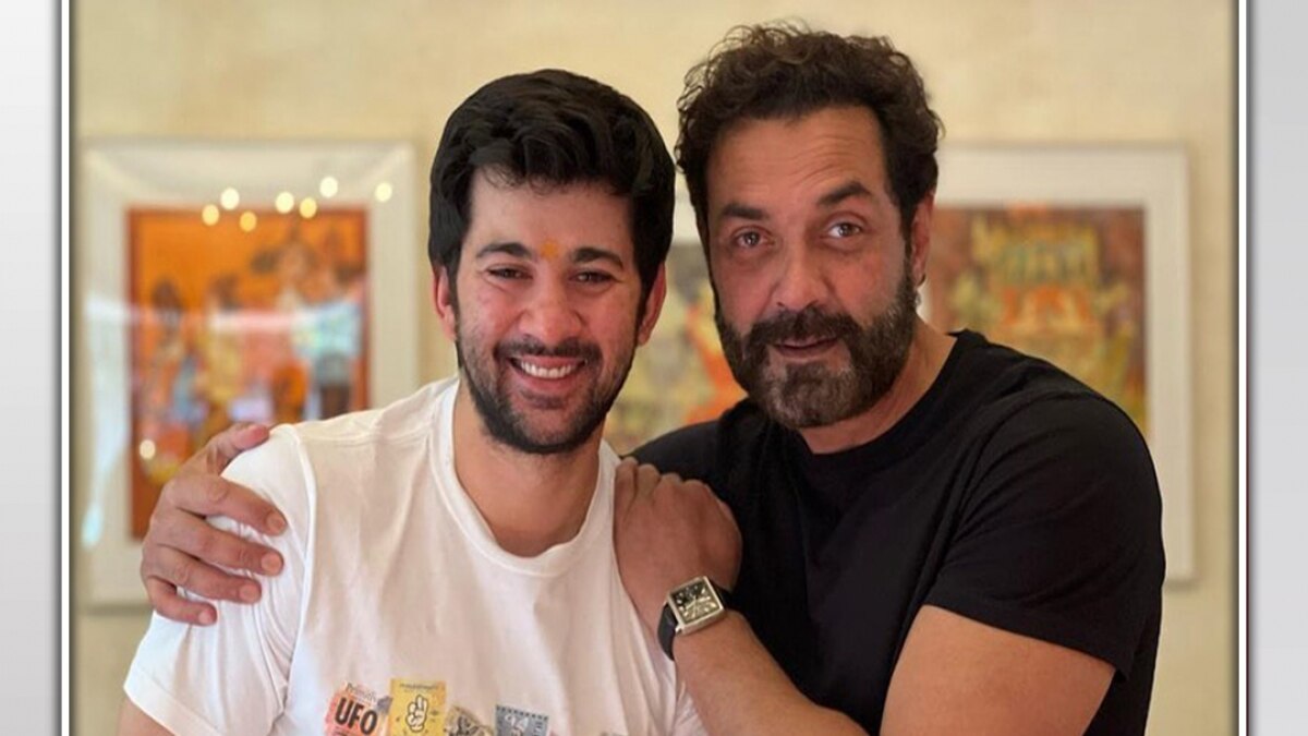 Bobby deol and karan in film animal screening