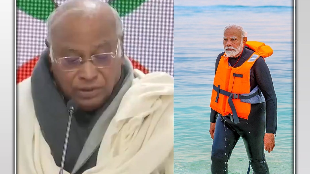 kharge attack on modi