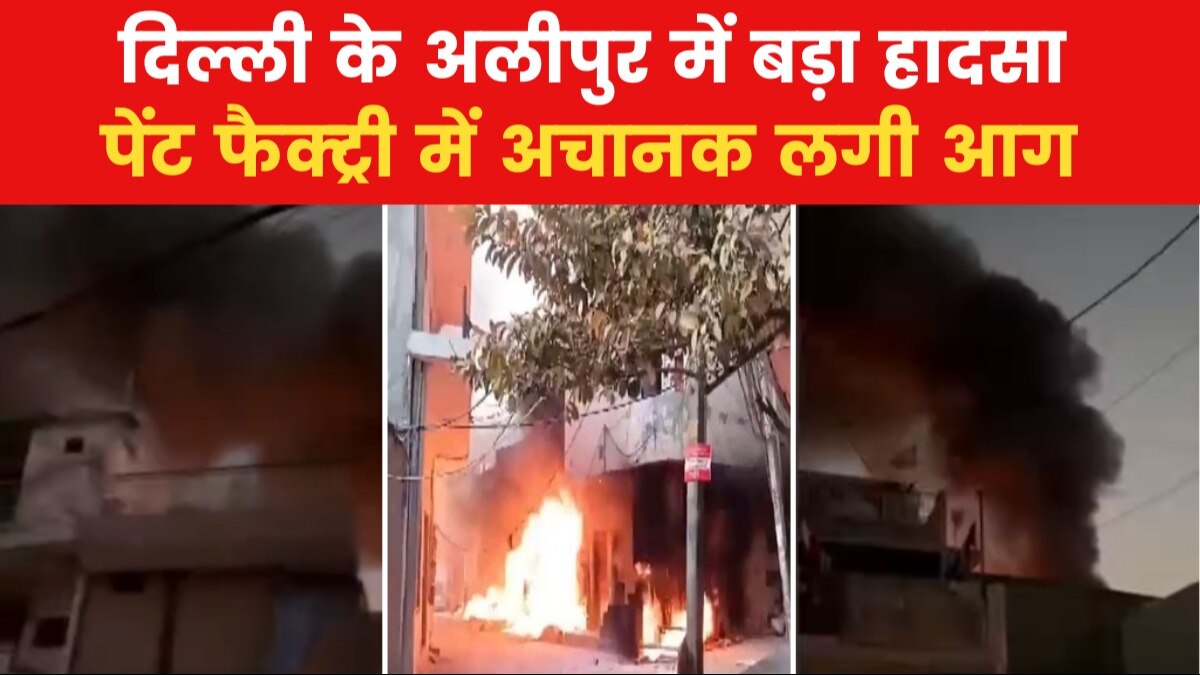 Delhi Fire: दिल्ली के पेंट फैक्ट्री में लगी आग, 7 लोगों की झुलसने से मौत