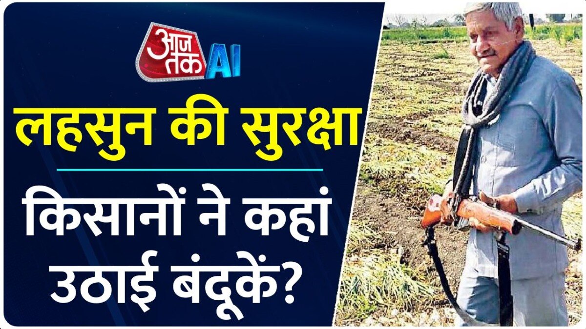 लहसुन के दाम छू रहे आसमान, बंदूकों और कैमरों से करनी पड़ रही रखवाली