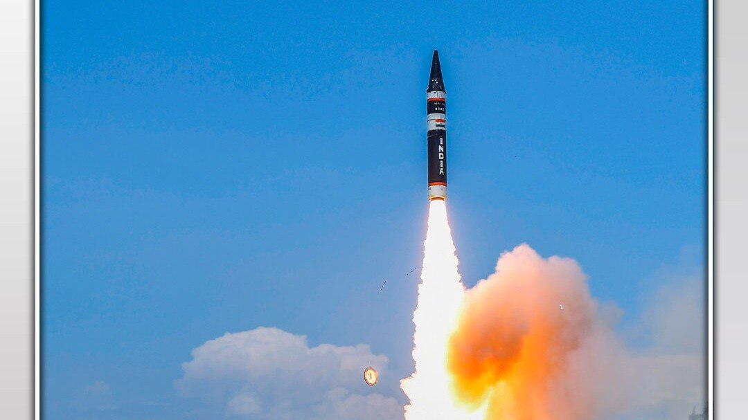 DRDO Agni 5 missile