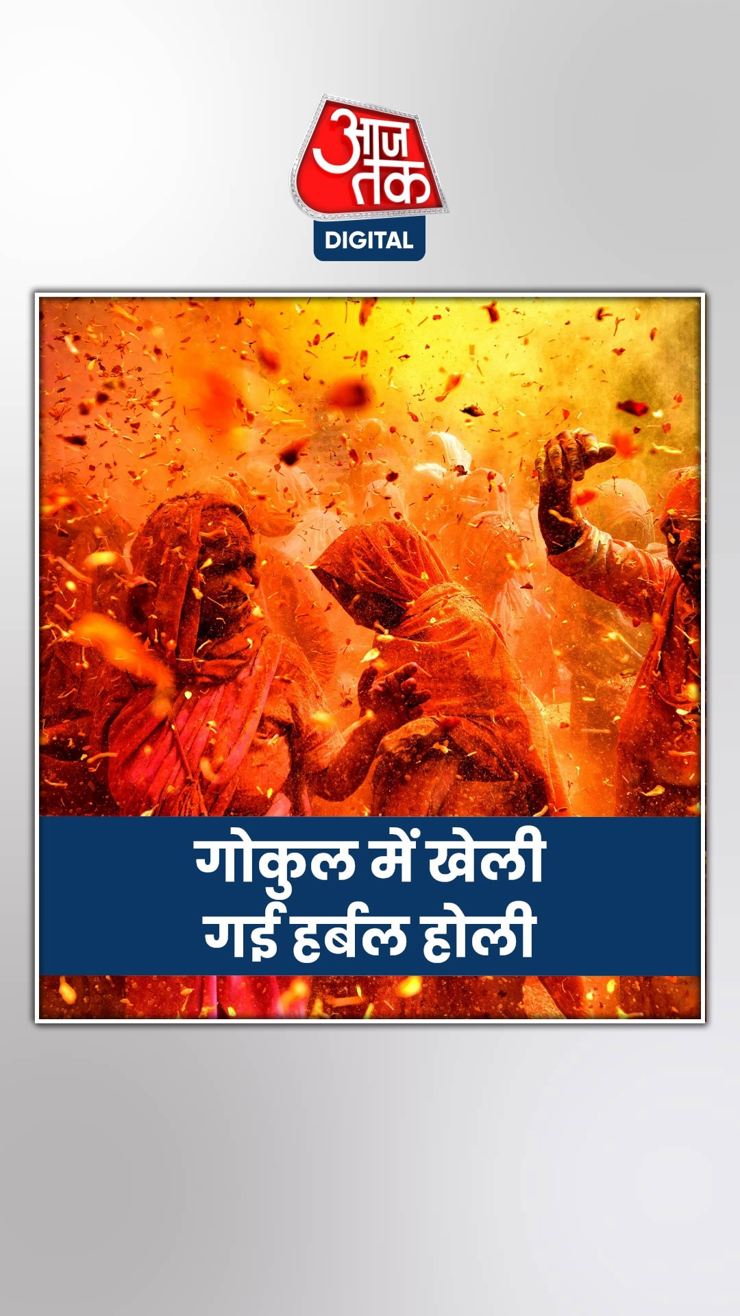 गोकुल में ऐसे खेली गई हर्बल होली, Video