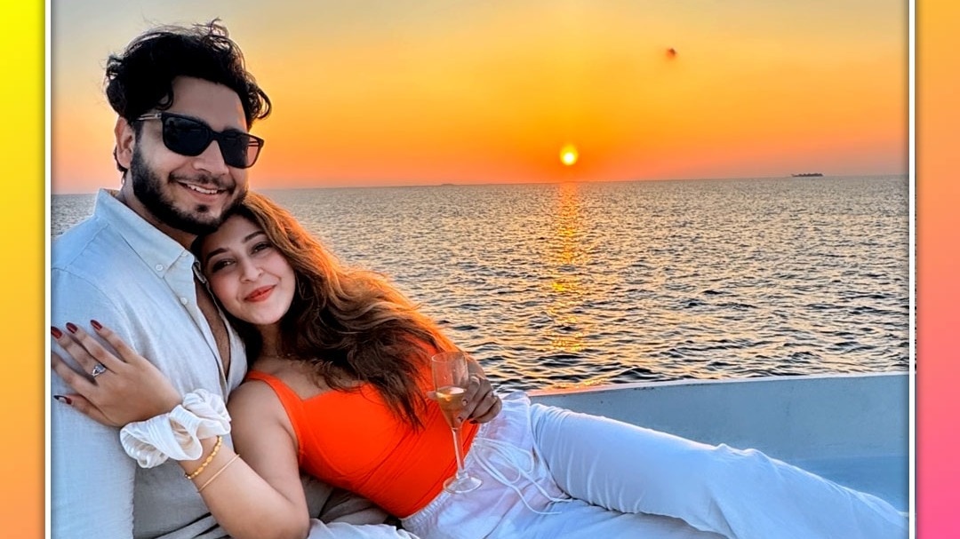 Sonarika Bhadoria with husband