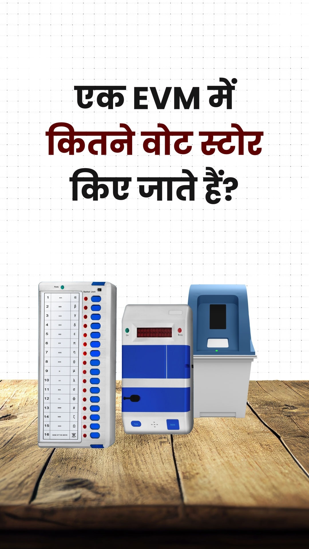 EVM के नए मॉडल में कितने वोट स्टोर किए जाते हैं?