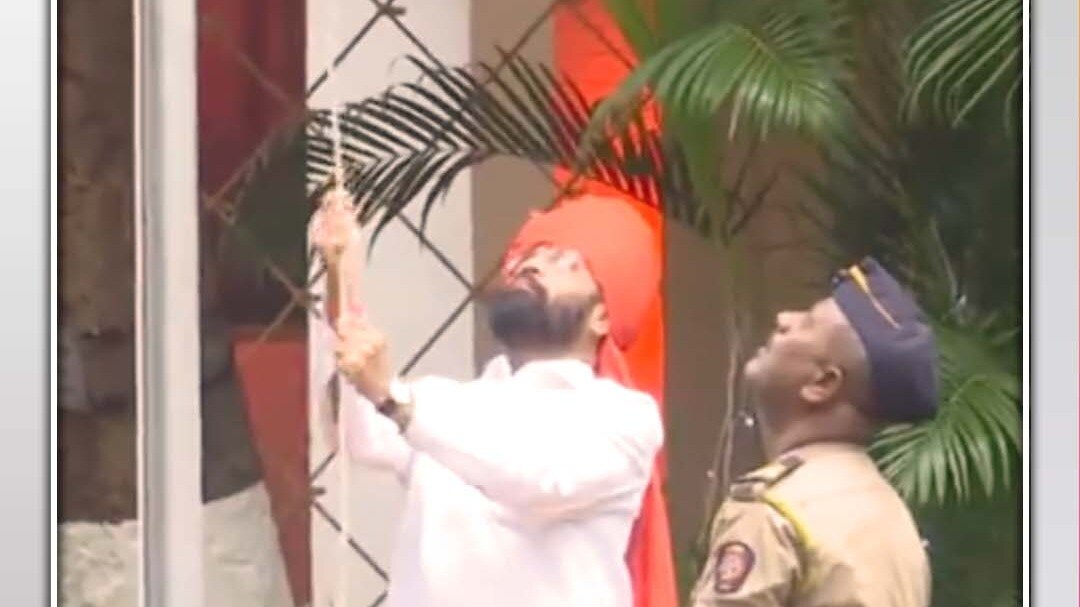 Shinde Flag Hoisting