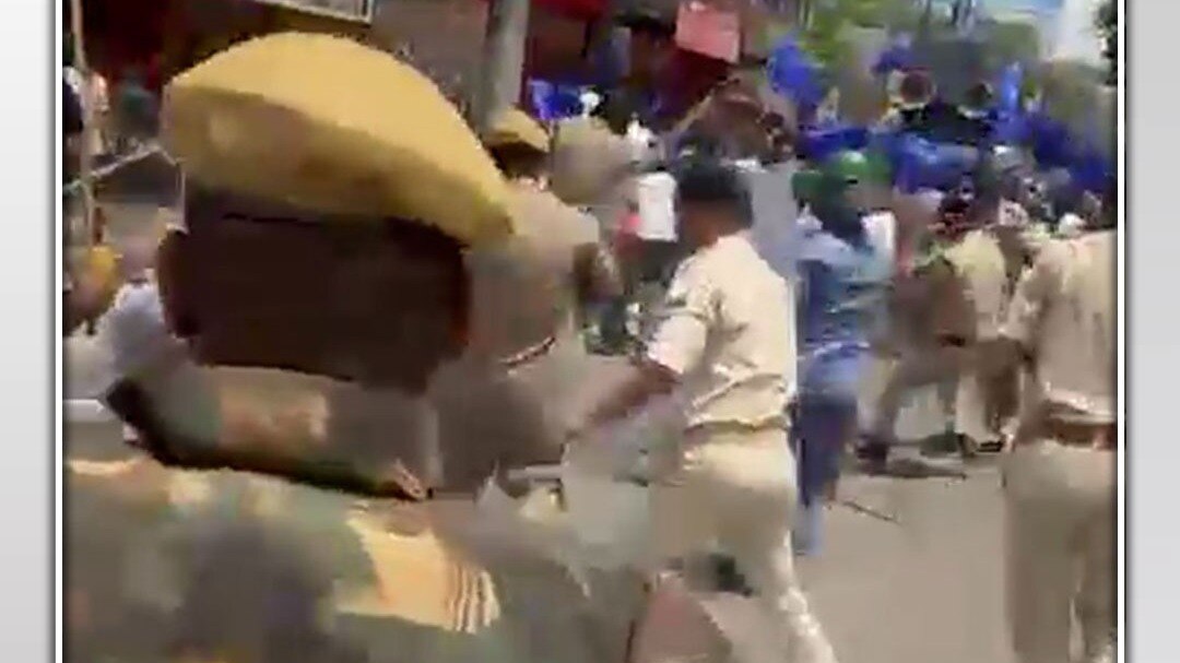 Bharat Band Lathicharge