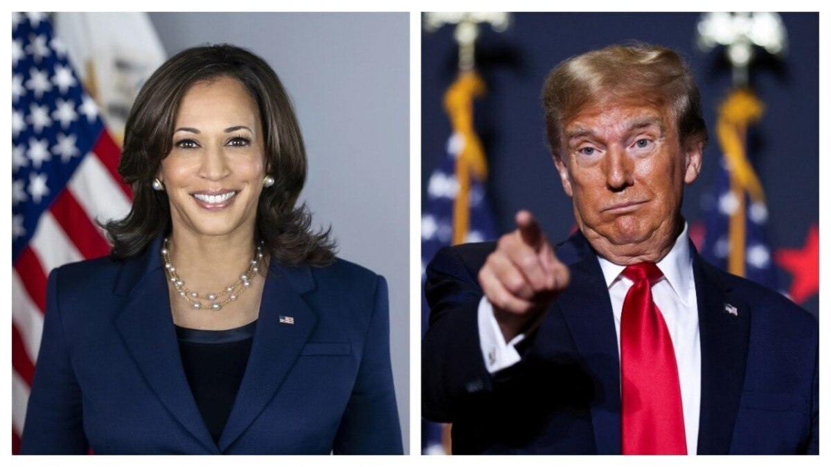 Donald Trump And Kamala Harris