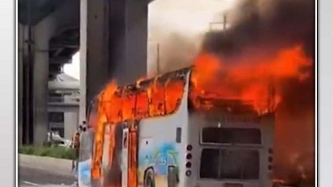 thailand bus fire
