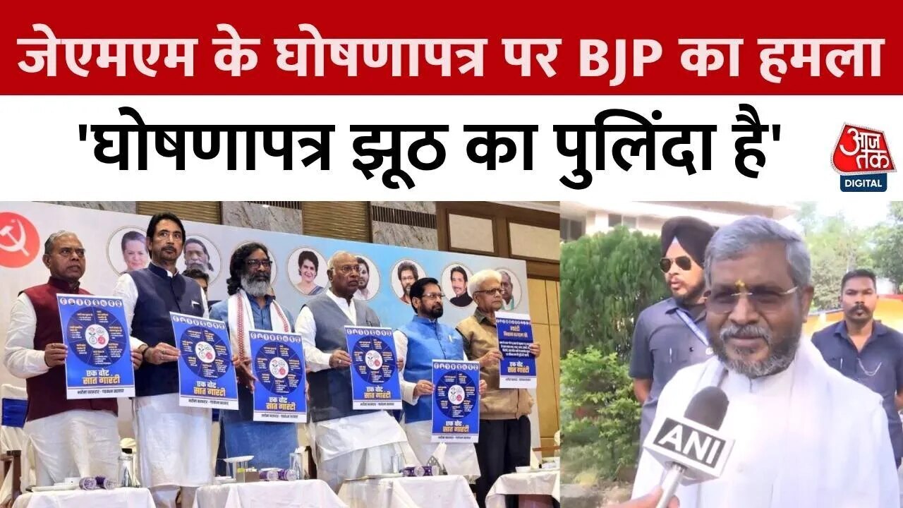 Jharkhand BJP chief criticizes JMM manifesto