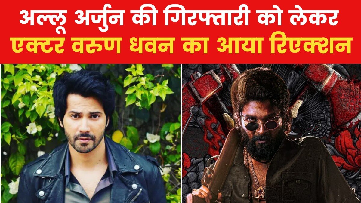 'हादसे के लिए एक इंसान दोषी नहीं हो सकता', अल्लू अर्जुन की गिरफ्तारी पर बोले वरुण धवन, देखें