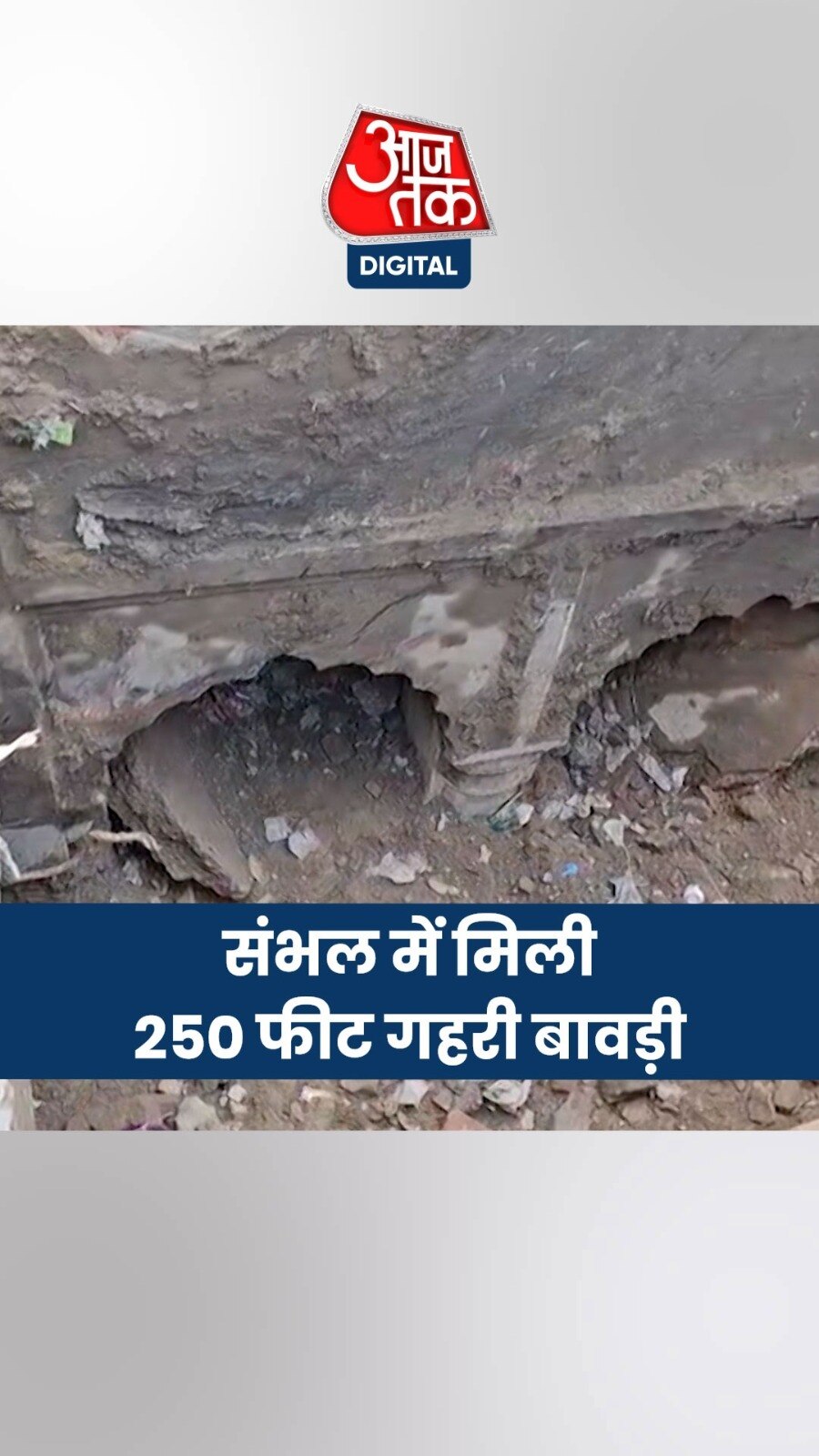 जमीन में दबी थी 250 फीट गहरी रानी की बावड़ी, खुदाई से खुलेंगे राज