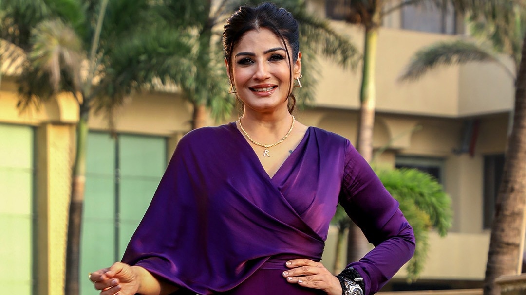 Raveena on Saif
