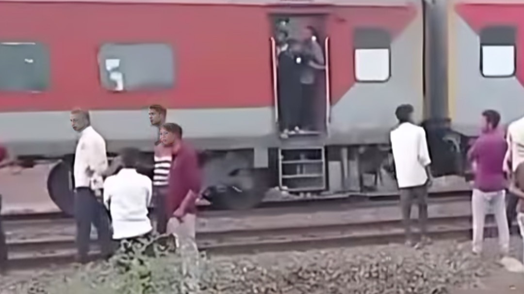 Train accident in Jalgaon