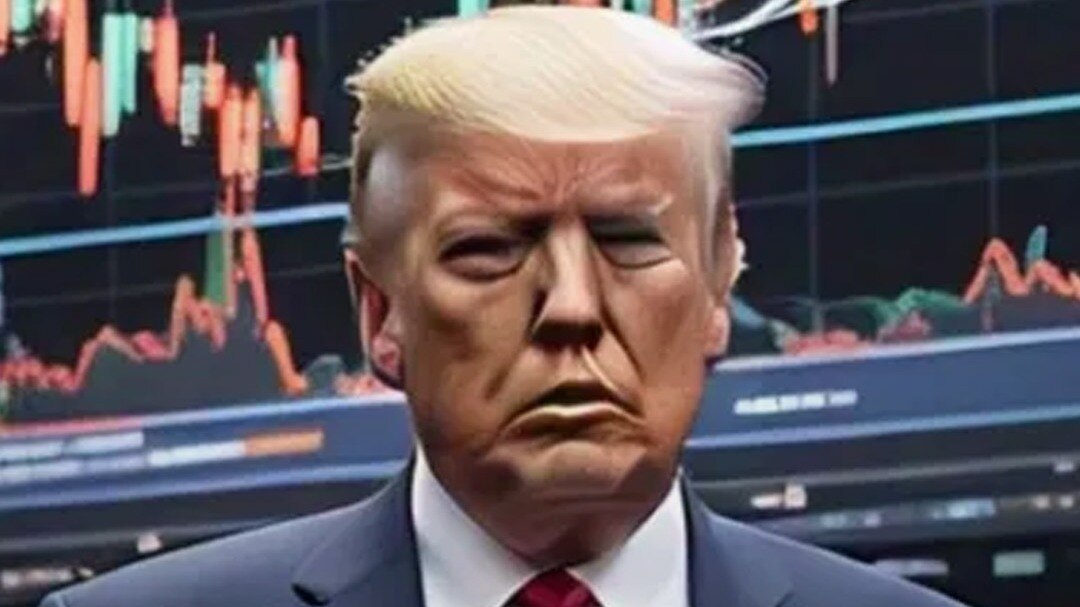 share market down due to trump tarrif
