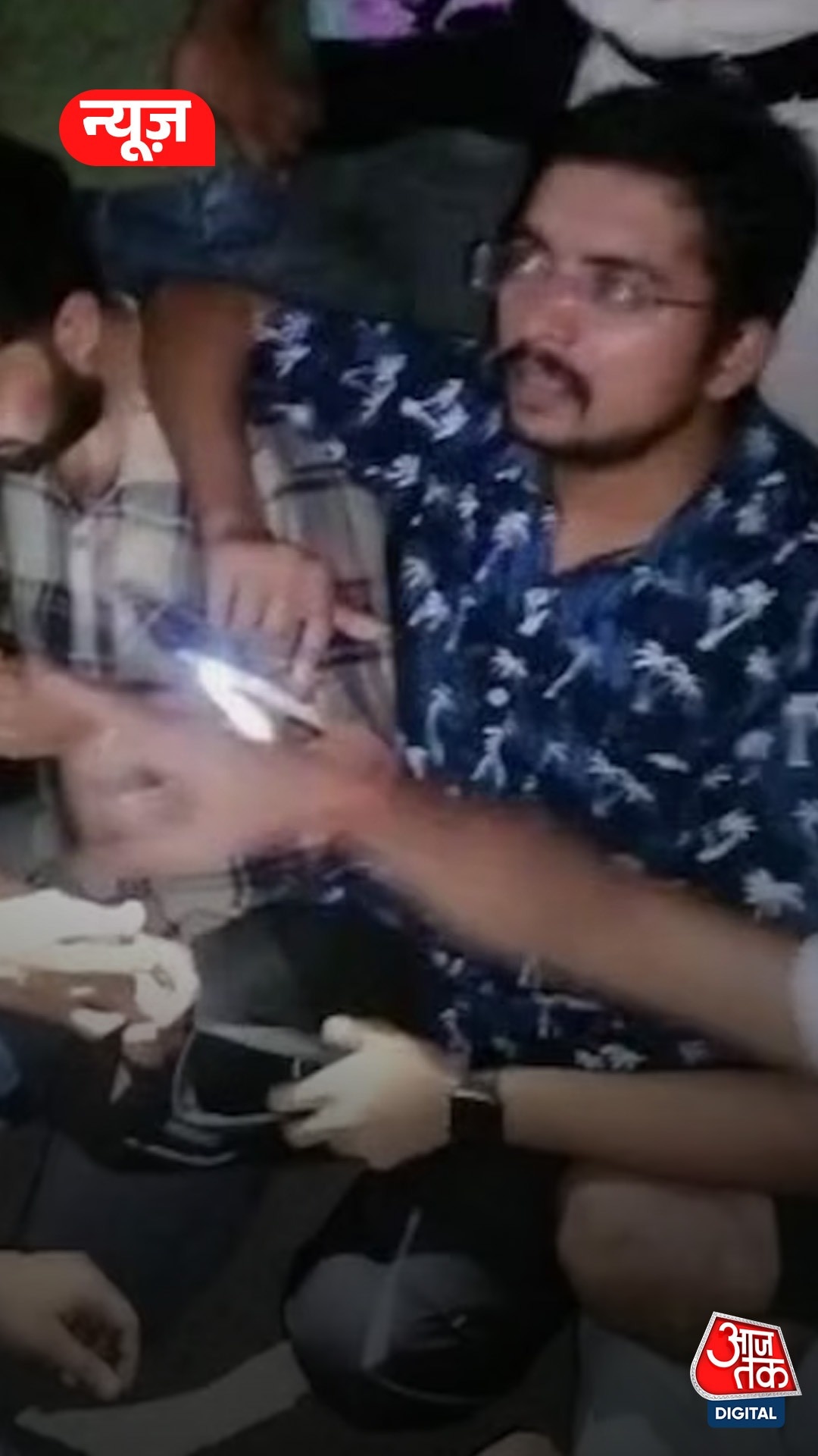 Old Rajinder Nagar में हादसे के बाद छात्र धरने पर बैठे