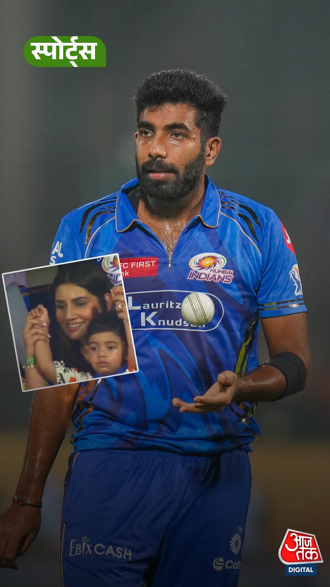 Bumrah son viral 