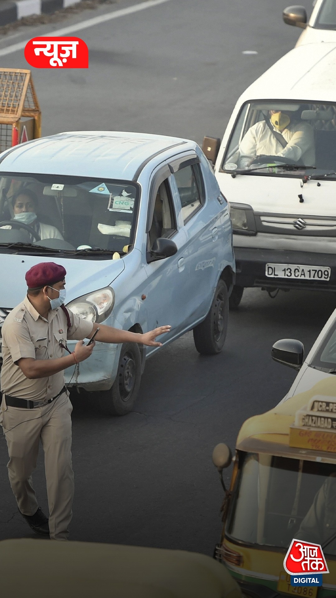 बिना कलर स्टिकर और HSRP पर लगेगा भारी जुर्माना!